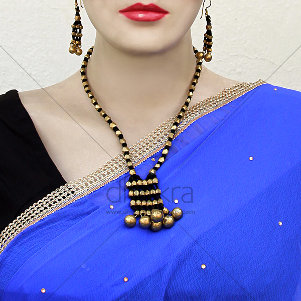 Dhokra Twirly Avanti Set |dhokra tribal jewellery | Dhokra